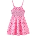 thumbnail image 6 of Ruyang Teen Girls Hawaiian Casual Sundress Print A-Line Suspender Sleeveless Dresses Summer Lightweight Breathable Beach Dresses, 6 of 7