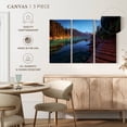 thumbnail image 4 of Elephant Stock Mountain Lake In Vivid Colors Wall Art - Horizontal Multi Panel Canvas - Living Room Wall Decor - Nature Multi Panel - Green And Teal Decor - 23" x 14", 4 of 4
