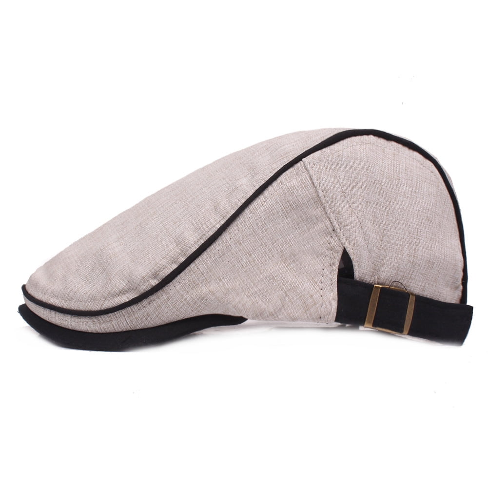 B.O.C. Boc Vintage Men Twill Cotton Linen Baseball Cap Adjustable Beret Dad Hat Sunhat, Adult Unisex, Size: One size, Blue