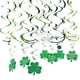 thumbnail image 1 of 30 juegos de espirales colgantes verdes con trébol de cuatro hojas de papel para el Día de San Patricio, 1 of 6