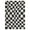 Brown/Navy, variant on Hasoo Large Washable 9' x 12' Modern Plaid Area Rug for Dining Room Washable Soft Indoor Floor Carpet, Black