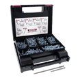 thumbnail image 1 of Milescraft 5200 Kit de tornillos de bolsillo - Kit de tornillos recubiertos de zinc con orificio de bolsillo T20 de 700 piezas con 6 tamaños de tornillos Destornilladores Torx T20 de 3 y 6 pulgadas in, 1 of 5