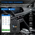 thumbnail image 5 of OBD2 Scanner Bluetooth, Yyton Car Code Reader for iPhone/Android/Windows, Car Diagnostic Scan Tool Check Engine Light, Car Scanner with Read Code&Emissions Test&Live Sensor Data, 5 of 6