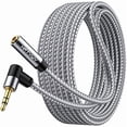thumbnail image 1 of wonima02 Headphone Extension Cable 20ft 3.5mm Male to Female Stereo Audio Extension Cable - Double Shielded Braided Long 1/8 TRS aux Cord Extender for Smartphones, Tablets, Media Players, 1 of 1