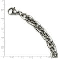 thumbnail image 5 of Chisel Stainless Steel Polished Cable Link Bracelet - 9", 5 of 7
