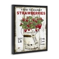thumbnail image 3 of Stupell Industries French Country Farm To Market Strawberries Black Floating Frame Canvas Art, 17 x 21, by Creatif Belle, 3 of 8