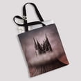 thumbnail image 2 of PKQWTM Ruins On The Hill Canvas Shoulder Bags Handbags Tote Bags Shopping Bag, 2 of 2