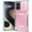 Pink-Teal, variant on For Motorola Edge 2024 Ultimate U Design Hybrid with Camera Window Covering - Black