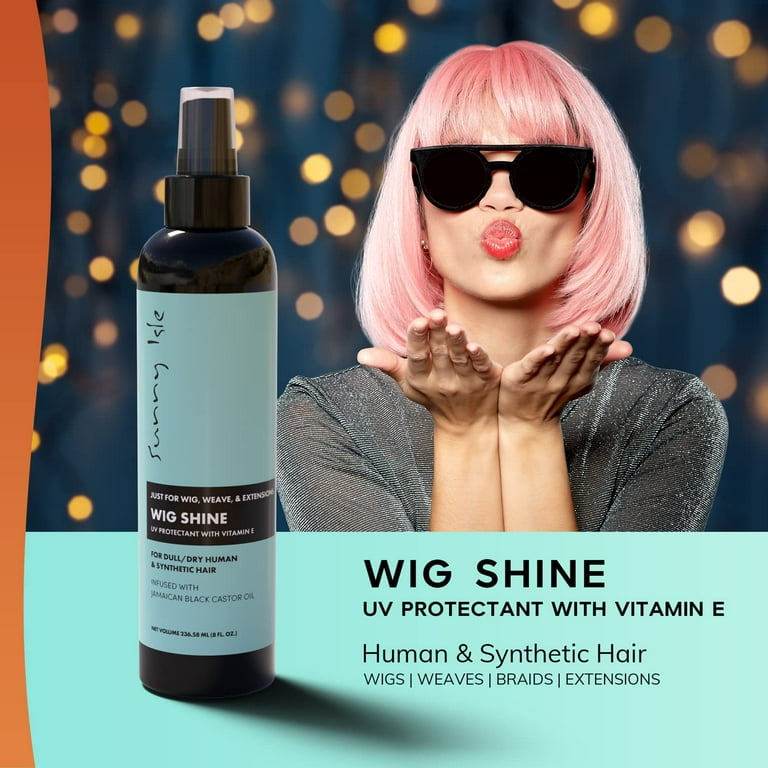 SUNNY ISLE Just For Wig, Weave & Extensions Wig Shine (8oz) SUNNY ISLE Just For Wig, Weave & Extensions Wig Shine (8oz)