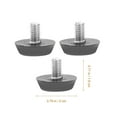 thumbnail image 2 of 100 Pcs Leveling Feet, Adjustable Furniture Leveler Floor Protector , Threaded Leveling Feet Screw On Furniture Glide Leveling For Table Chair Cabinet Legs, 2 of 4