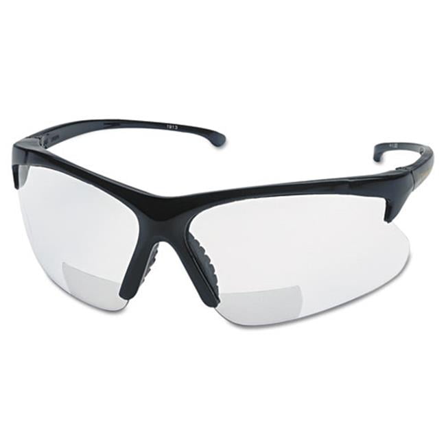 Smw 19878 V60 30 06 Reader Safety Eyewear Black Frame, Clear Lens