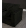 thumbnail image 6 of Meridian Furniture Cozy Black Velvet Modular Sectional, 6 of 11