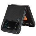 thumbnail image 3 of Decase for Samsung Galaxy Z Flip5 PU Leather Case ,Ultra Slim Thin Shockproof Anti-Scratch Full Body Protective Phone Cover for Samsung Galaxy Z Flip5 5G 2023,Black, 3 of 4
