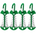 thumbnail image 1 of Estacas para Campaña Ndcxsfigh Aleación Aluminio Con Hebilla Resorte Verde 4 Uds, 1 of 7