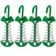 thumbnail image 3 of Estacas para tienda de campaña, aleación de aluminio con hebilla de resorte, color verde, 4 Uds., 3 of 3