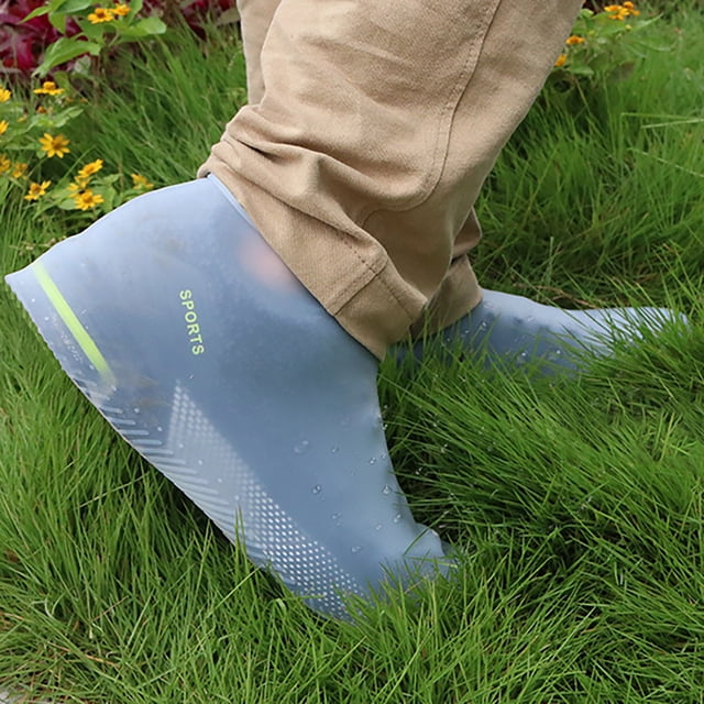 Pompotops Housse de Chaussure en Silicone Imperméable Housse de Chaussure de Sport Extérieure Portable Antidérapante Résistante à la Saleté (L) Liquidation