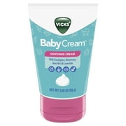 (3 pack) (3 pack) Vicks Baby VapoCream Soothing Vapors Moisturizing Cream, 3 oz