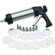 thumbnail image 1 of Juego de 22 piezas de pistola de decoración de acero inoxidable multifuncional, máquina de galletas de prensado manual, herramientas para hornear DIY Adepaton 2033996, 1 of 9