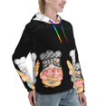 thumbnail image 6 of Daiia Little Chef Gnome Pattern Women's Fashion Hoodies & Sweatshirts with Kangaroo Pocket Hooded Sweatshirt with Eye-catching Drawstrings-Small, 6 of 7