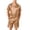 I9-Complexion, variant on Havenx Pajama Sets for Men Silk Satin Short Sleeve Button Up Shirts Elastic Waist Drawstring Shorts with Pockets Outfits Lightweight Soft Summer Vacation Lounge Nightwear,Camel XL