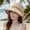 Big M fisherman (beige), variant on Summer Hollow Fisherman Hat Female Air -Breathable Thin Sunscreen Hats Fashion Grass -Edited Bucket Basin Solar Hat
