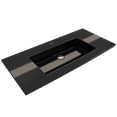 thumbnail image 3 of BOCCHI 1105-005-0126 Ravenna 40.5 In 1-Hole Wall-Mounted Fireclay Sink In Black, 3 of 7