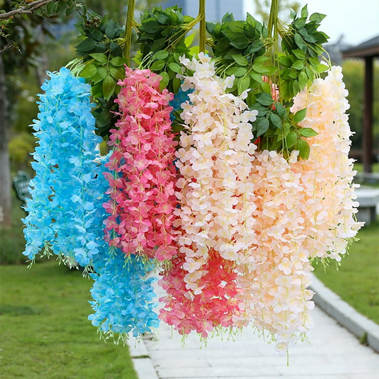 Outdoor Artificial Flowers, Greenery, and Garlands