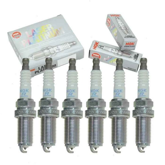 6 pc NGK Laser Platinum Spark Plugs compatible with Suzuki Equator 4.0L V6 2009-2012
