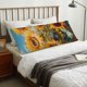 thumbnail image 4 of Balery Sunflower Field Art Funda Protectora para Almohada Corporal de Algodón Hipoalergénico con Cierre(55 x 21 pulgadas), Almohadas No Incluidas, 4 of 7