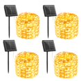 thumbnail image 1 of Cadena de luces solares Brightown de 4 x 33 pies, 400 LED, 8 modos, blanco cálido, 1 of 9