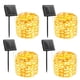 thumbnail image 1 of Cadena de luces solares Brightown de 4 x 33 pies, 400 LED, 8 modos, blanco cálido, 1 of 9