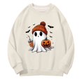 thumbnail image 4 of Ruyang Girls Halloween Sweatshirts Cute Graphic Crew Neck Pullover Tops Clothes Teen Kids Long Sleeve Fall Casual Sweatshirts, 4 of 6