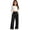 3-Black, variant on Kcolen Baggy Sweatpants for Girls,Uniform Pants for Kids Straight Leg Pants Preppy Pull On Loose Fit Casual Trousers Back To School Clothes for Girls