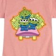thumbnail image 3 of Toy Story - Green Checker - Youth Girls Fitted Short Sleeve T-Shirt, 3 of 5