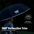 thumbnail image 5 of Weatherman Umbrella - Golf Lite Umbrella Large Oversize Windproof for Golf Bag Push Cart w/ UV Protection - Waterproof Heavy Duty Umbrellas for Rain Sun - Resists Up to 55 MPH Winds (White, 66 inch), 5 of 8