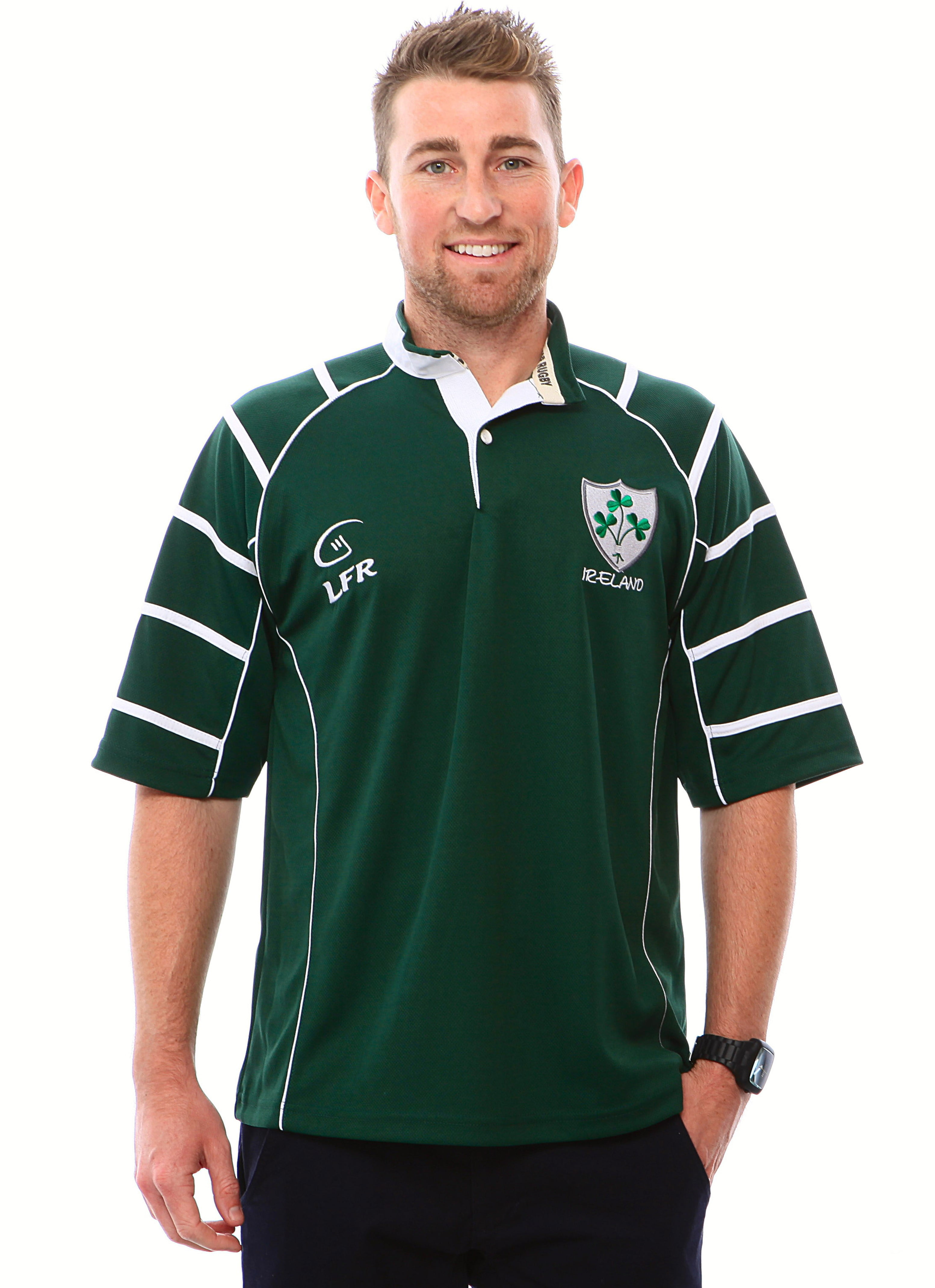 Activewear Ireland Irish Rugby Ireland Full Sleeve Supporter Shirts Size S to 3XL
