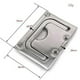 thumbnail image 2 of Stainless Steel 316 Lift Ring Hatch Pull Handle Locker Cabinet Boat Hardware, 2 of 5