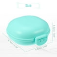 thumbnail image 4 of Vocoste Soap Dish Portable Travel Portable Soap Dish Box Soap Bar Holder Blue for Travel Camping Gym with Cover, 4 of 4