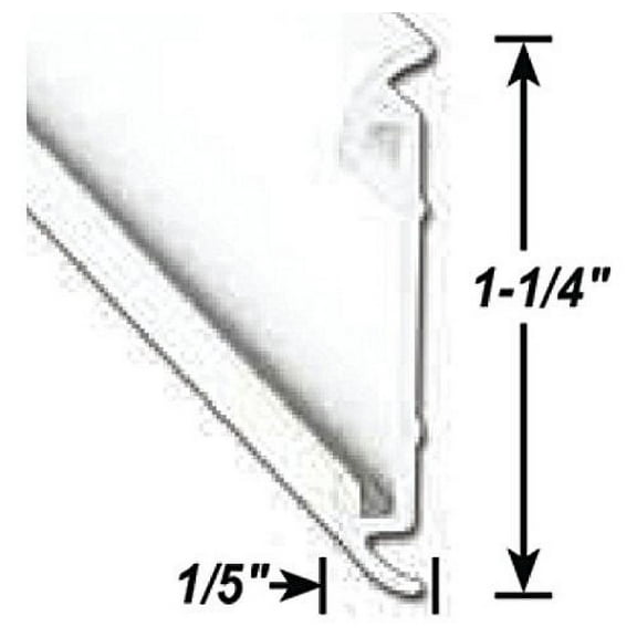 FLAT TRIM W/ BLK 16' EA