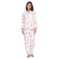 thumbnail image 5 of Casual Nights Women's Flannel Long Sleeve Button Down Pajama Set, 5 of 5