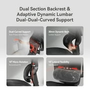 SIHOO M59AS Ergonomic Office Chair, High Back Mesh Office Chairs with 3D Flip Armrests and Headrest for Adults, Black, 300lb