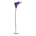 thumbnail image 3 of Plastic Calla Artificial Flower Bridal Bouquet Wedding Home Garden Decor (10pcs), 3 of 8
