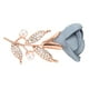 thumbnail image 5 of Broche de cristal, broche para mujer, broche azul para mujer, broche de diamantes de imitación, diseño exquisito, 5 of 9