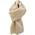 thumbnail image 2 of GHSDFBB Solid Winter Scarf for Girls Women Cold Weather Fashionable Knit Scarves, 2 of 7
