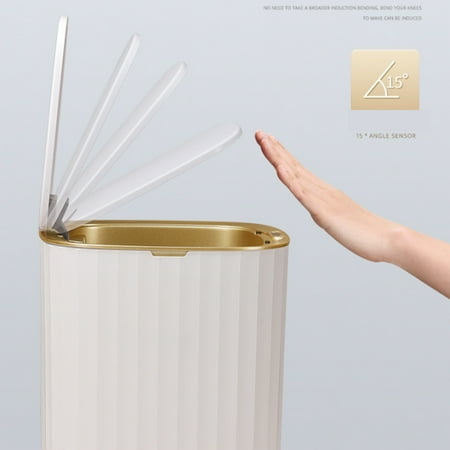 Smart Sensor Trash Waterproof Kitchen Bathroom Sensor Garbage Waste Bin ...