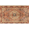 thumbnail image 1 of Ahgly Company Machine Washable Indoor Rectangle Traditional Sand Brown Area Rugs, 8' x 12', 1 of 7