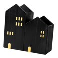 thumbnail image 4 of 2 soportes de madera para bolígrafos de escritorio, para guardar objetos de papelería, manualidades, regalos de cumpleaños, organizador de brochas de, 4 of 9
