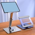 thumbnail image 3 of fastboy Tablette Support Pliable Rotation Hauteur Réglable Rétractable en Alliage d'Aluminium Ordinateur Portable Support de Bureau Fournitures Cadeaux Argent, 3 of 6