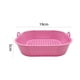 thumbnail image 3 of Alfombrilla de silicona para parrilla, sin BPA, 19 cm, freidoras de aire cuadradas, bandeja para hornear horno (rosa), 3 of 8