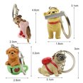 thumbnail image 5 of SPRING PARK Dog keychains for women Cute Keyring for Kids Puppy Kitty Keychain Resin, 5 of 8